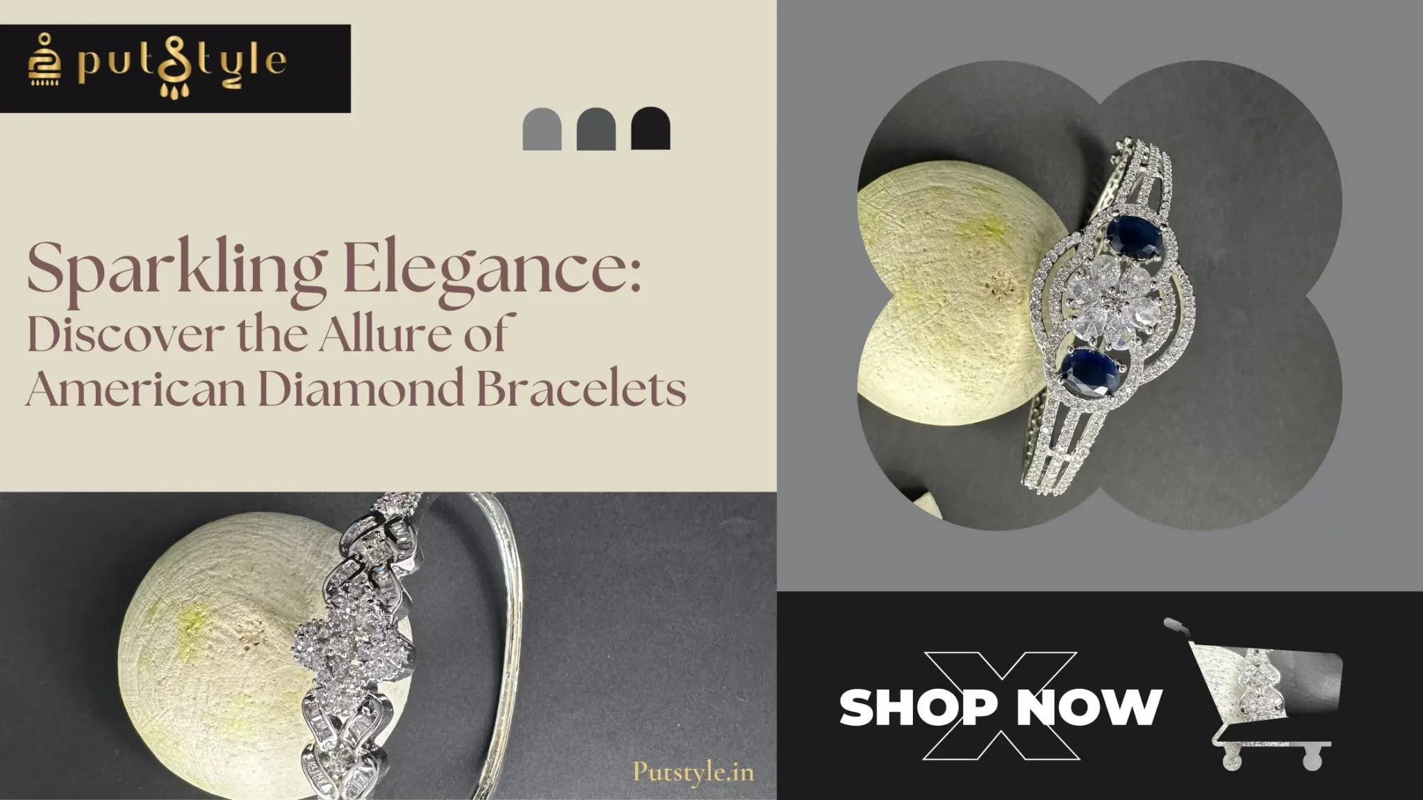 Sparkling Elegance : Discover the Allure of American Diamond Bracelets