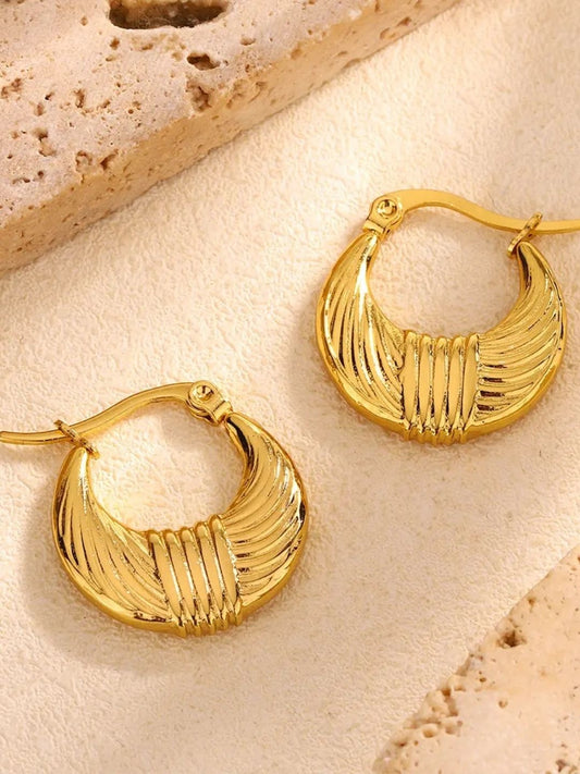 Oval Hoop Earrings