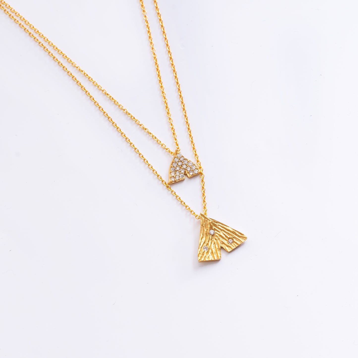 Gingko Double Layer Necklace