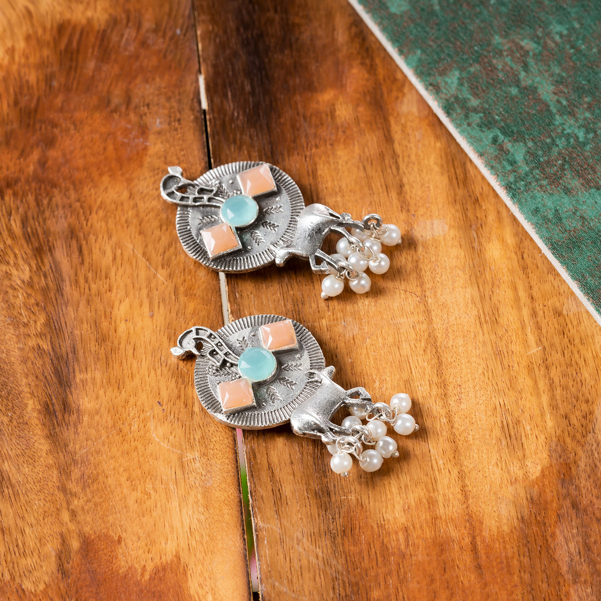 Oxy Cow Motif Earring