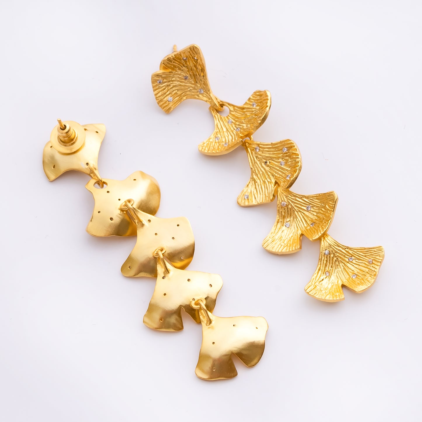 Ginkgo Leaf Dangle Earring