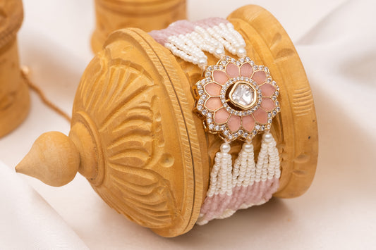 Raven Pastel Pink Pearl Bracelet