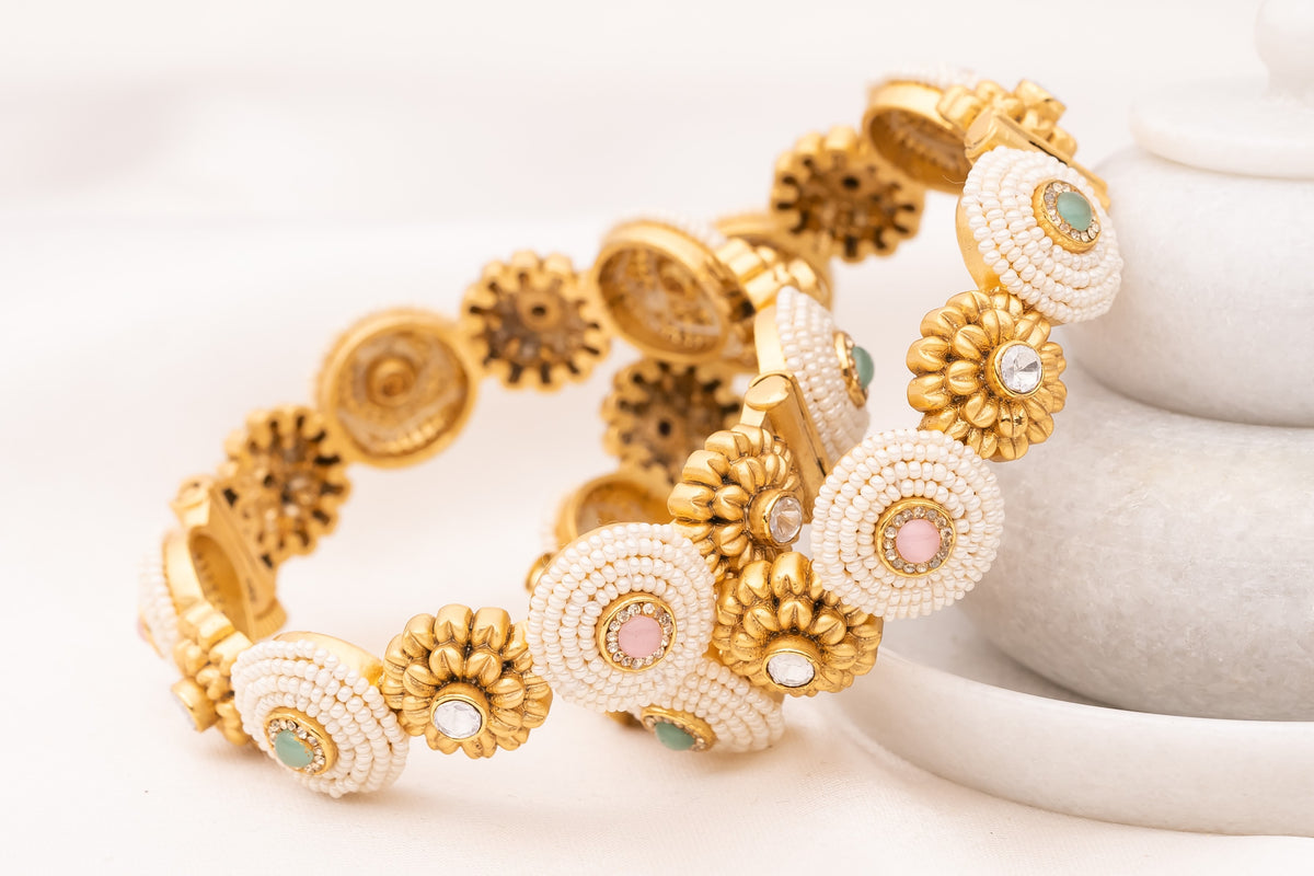 Pasheen Pearl Bangle- Pair of 2