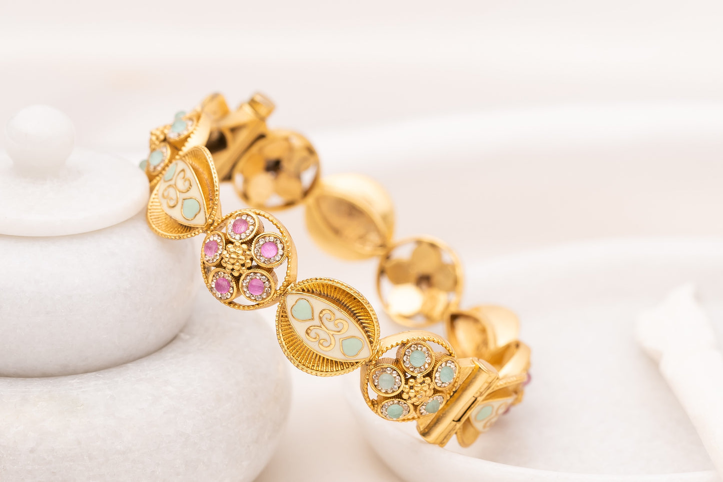 Osheen Meenakari Bangle- Pair of 2