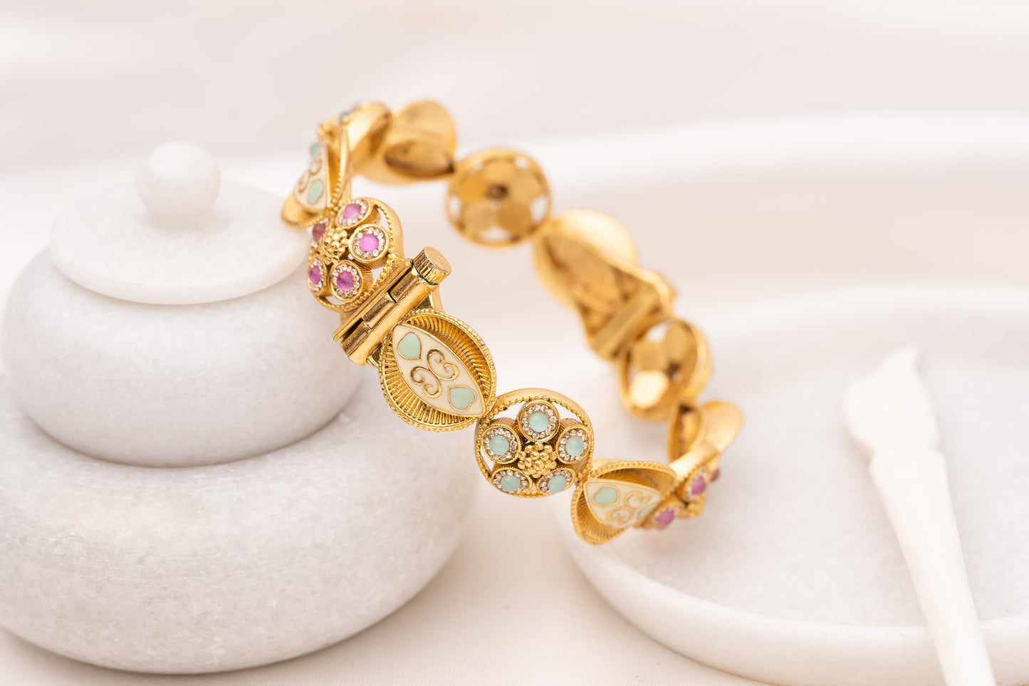 Osheen Meenakari Bangle- Pair of 2