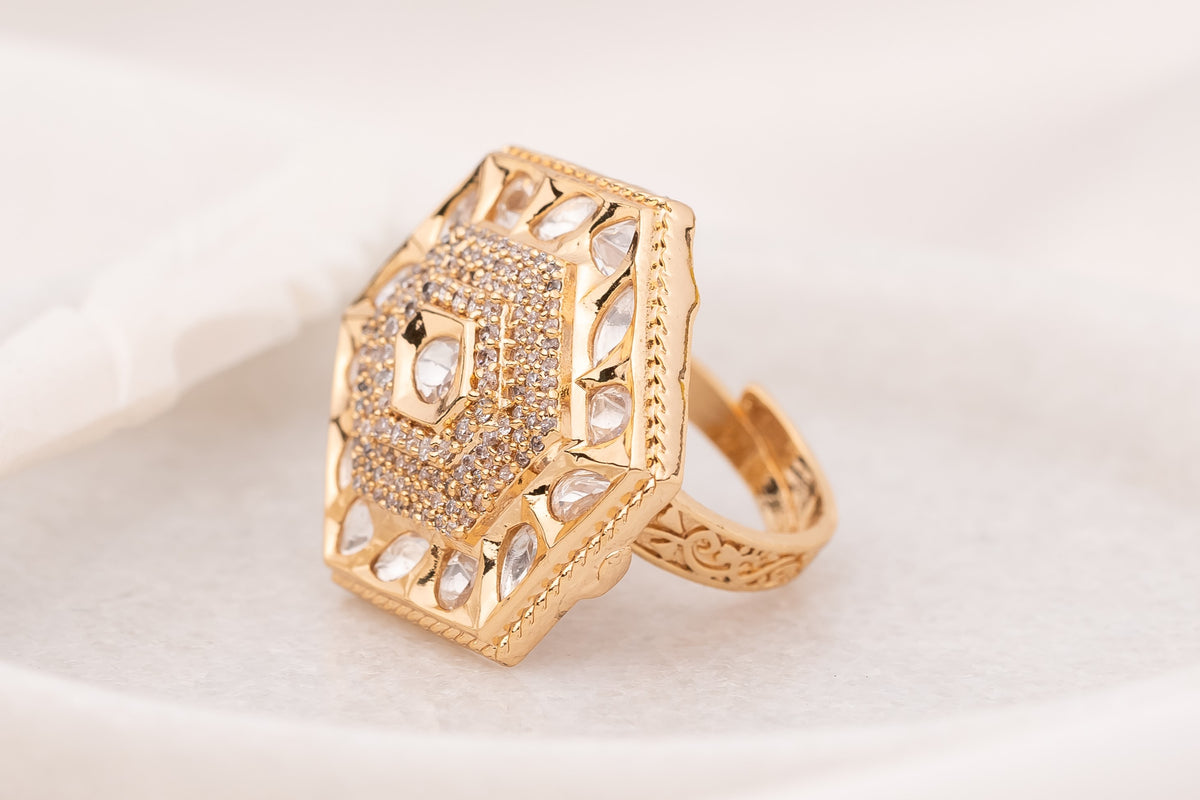 Diva Polki Ring