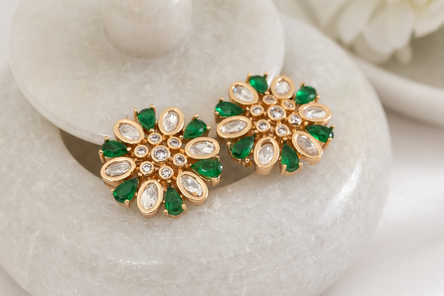 Shaina Polki Earring