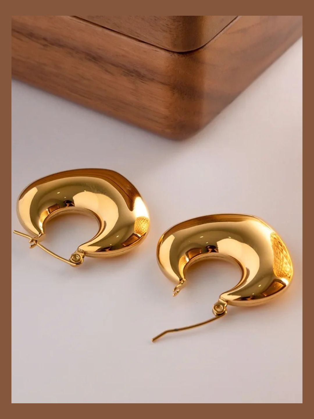 Chunky Hoop Earrings