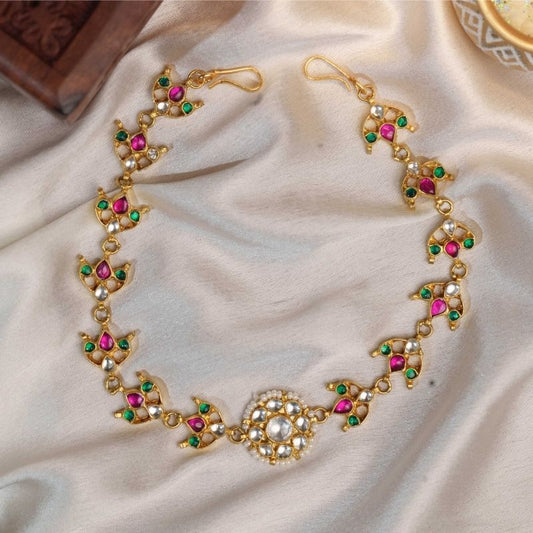Mohini Multicoloured Kundan Embellished Sheeshphool