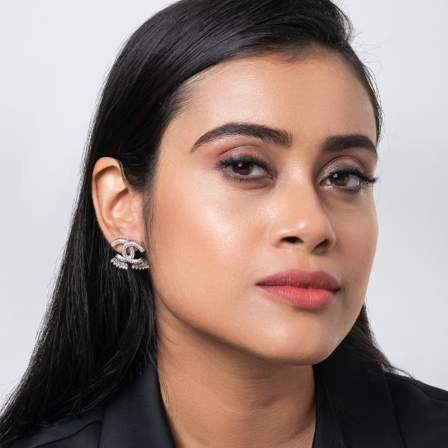 Exquisite CC American Diamond Earring