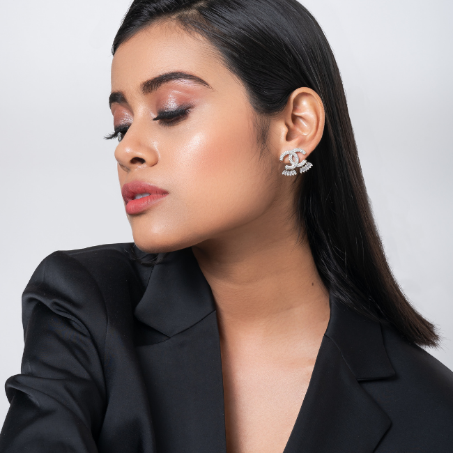 Exquisite CC American Diamond Earring