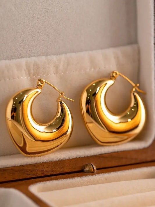 Chunky Hoop Earrings