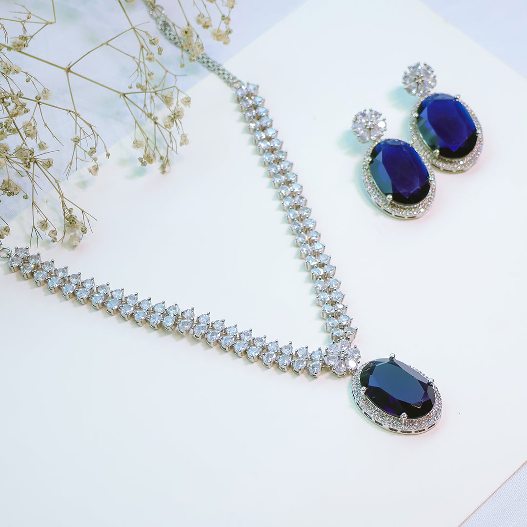 American Diamond Necklace Set – Party Jewellery