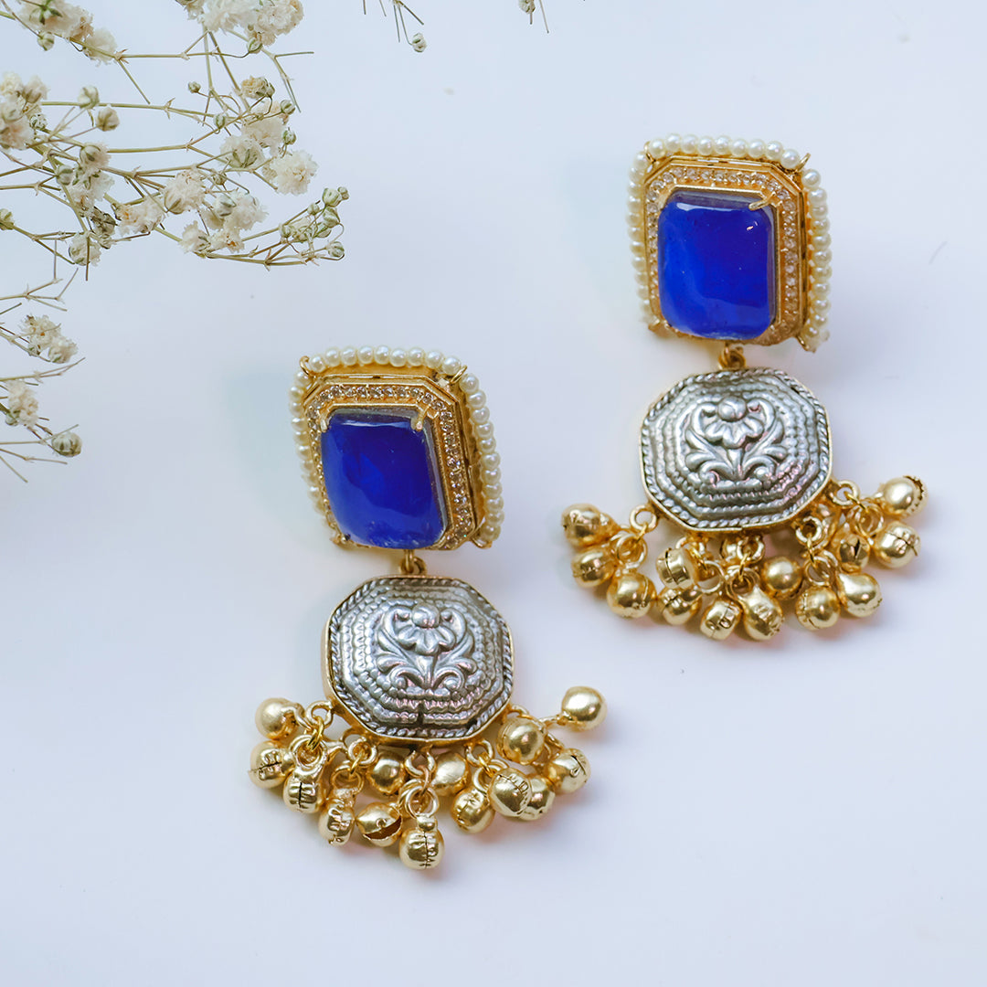 Handmade Multicolor Kundan Necklace Set with Butterfly Motif & Antique Coins – Festive Statement Jewellery