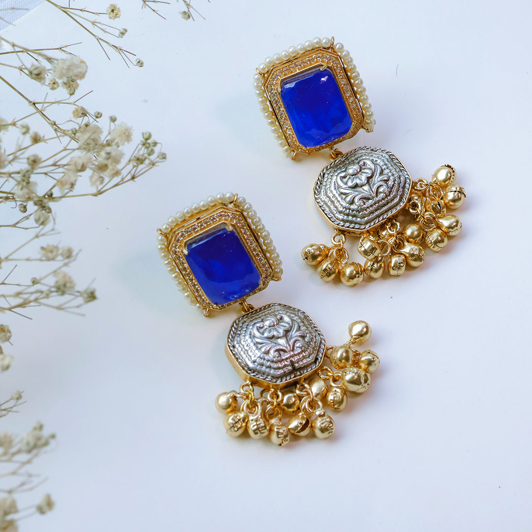 Handmade Multicolor Kundan Necklace Set with Butterfly Motif & Antique Coins – Festive Statement Jewellery