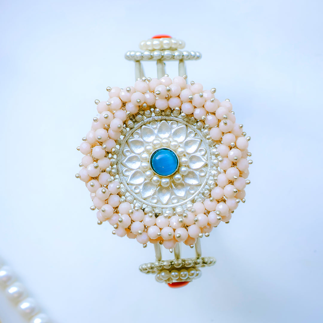 Handcrafted Adjustable Oxidised Open Kada