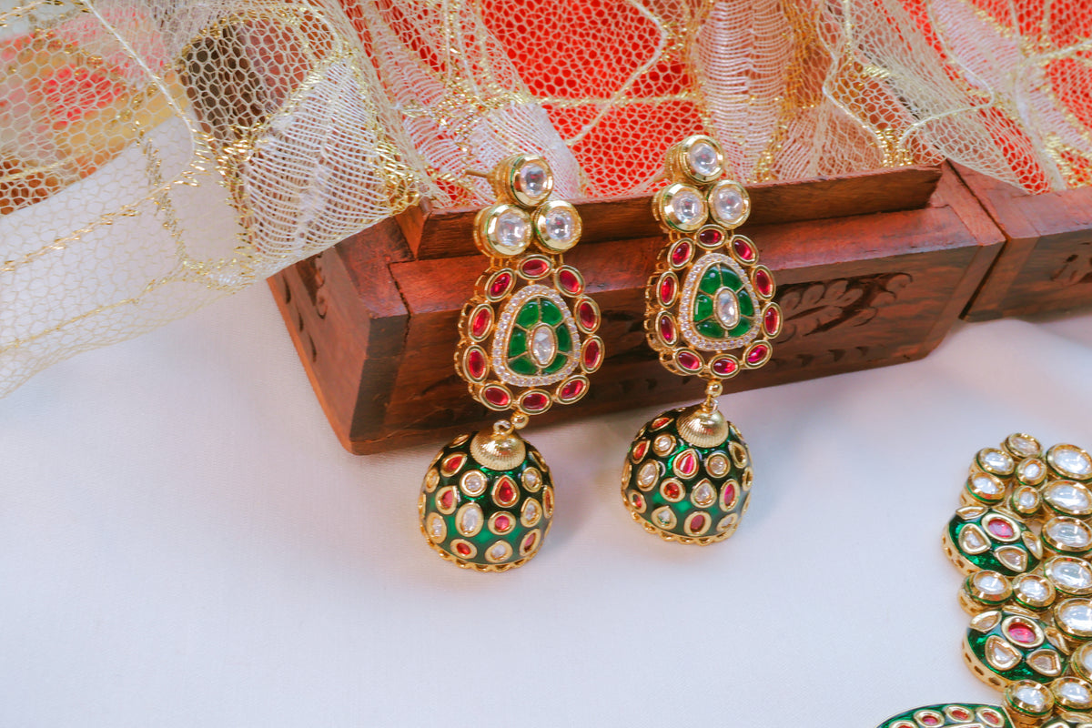 Royal Kundan Bridal Choker Necklace Set