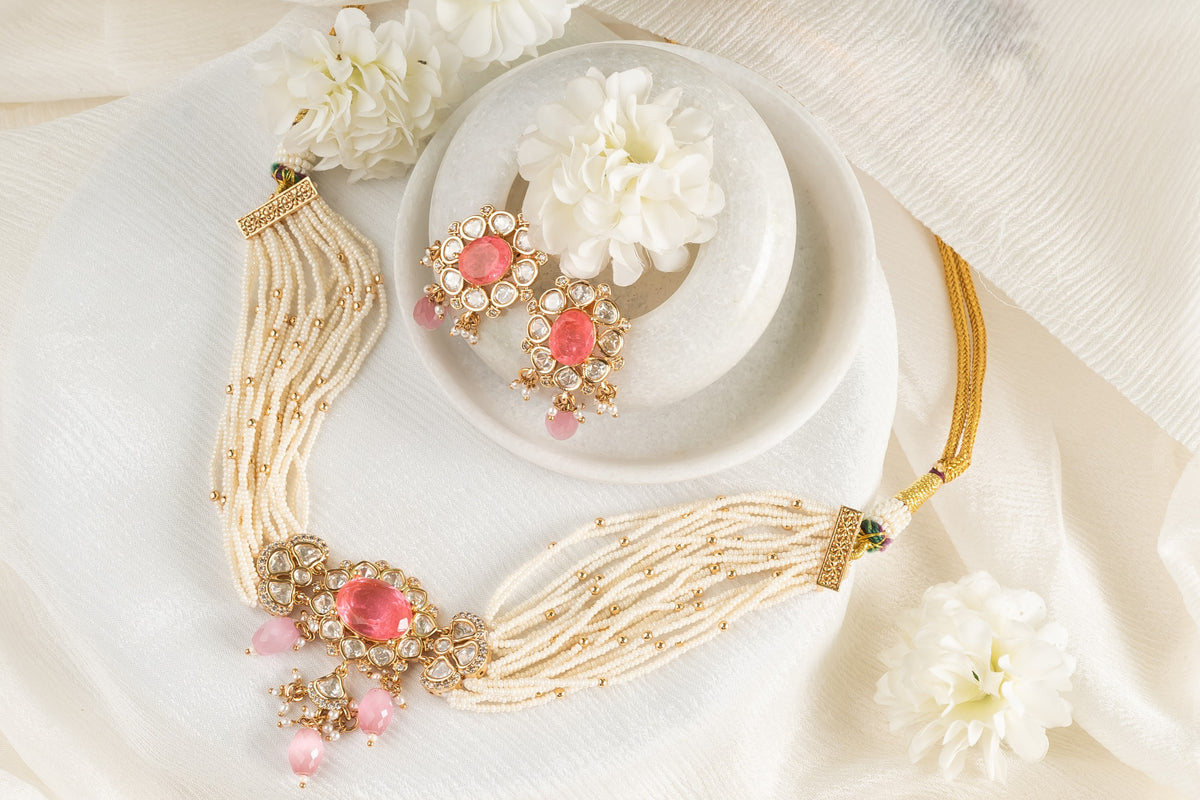 Hayat Kundan Choker Necklace