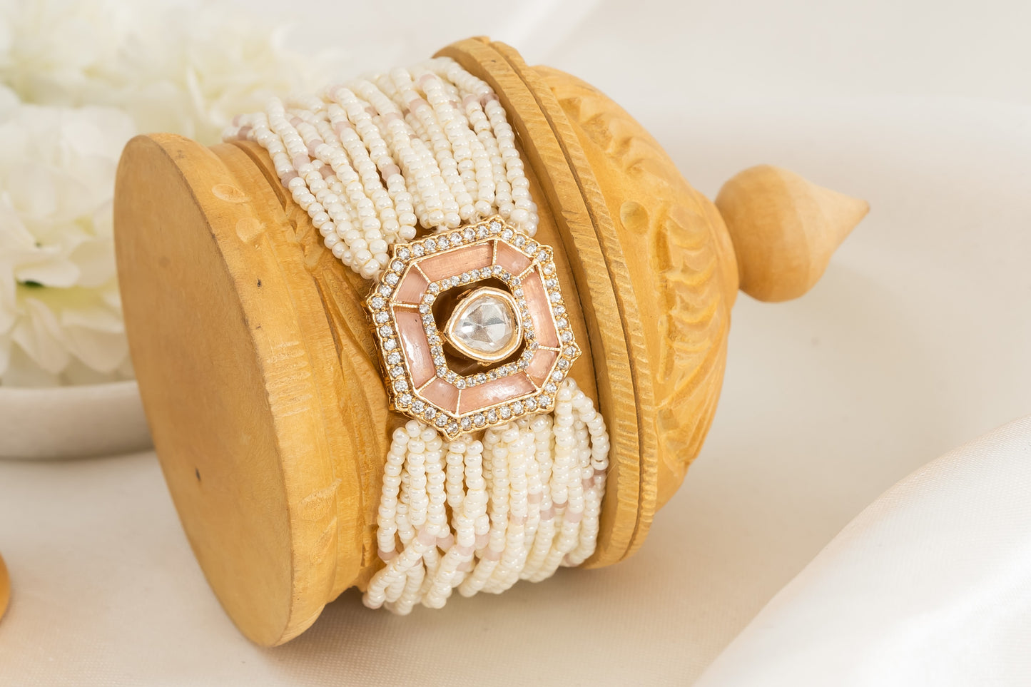 Koshi Pastel Pink Mother Of Pearl Bracelet