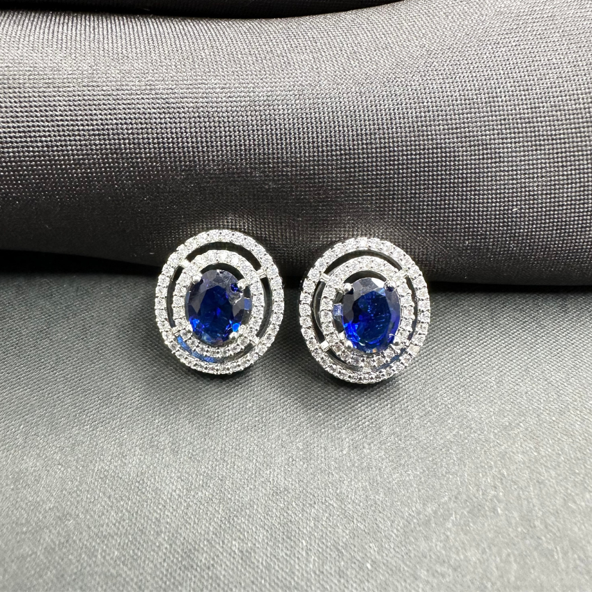 American Diamond Earrings CZ Studs