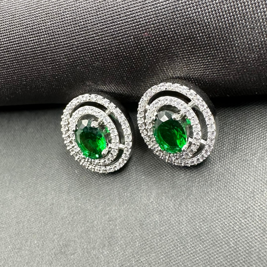 American Diamond Earrings CZ Studs