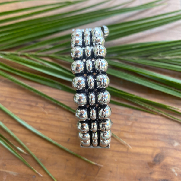 Silver Oxidised Openable Kada