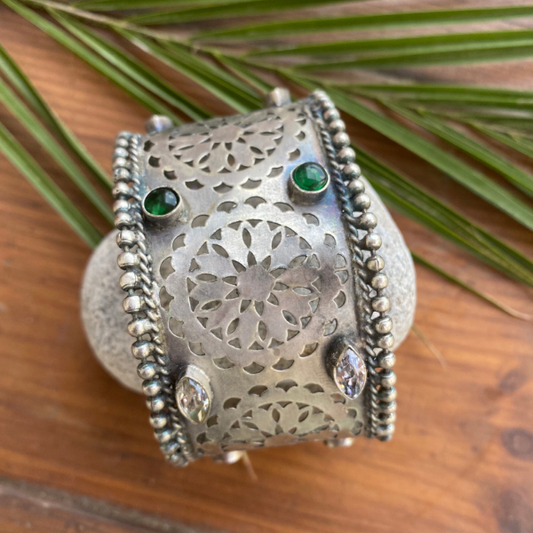 92.5 Silver Plating Handmade Kada Design