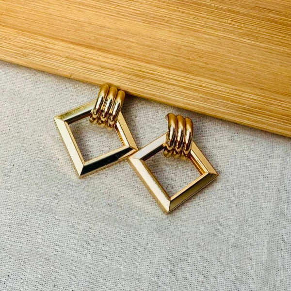 Fashion Jewelry Earrings Square Stud Earrings for Women