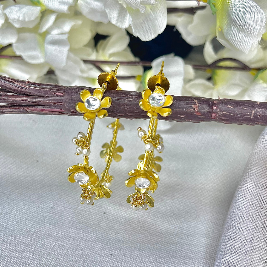 Gold Plated Hoop Earrings