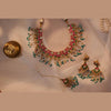 Unaya Multicolured Kundan Embellished Necklace Set