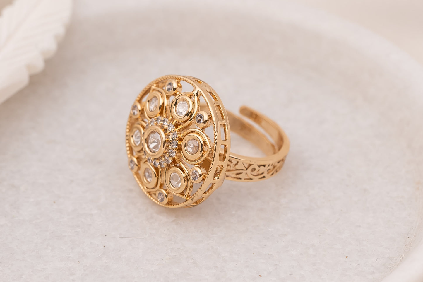Bloom Polki Ring