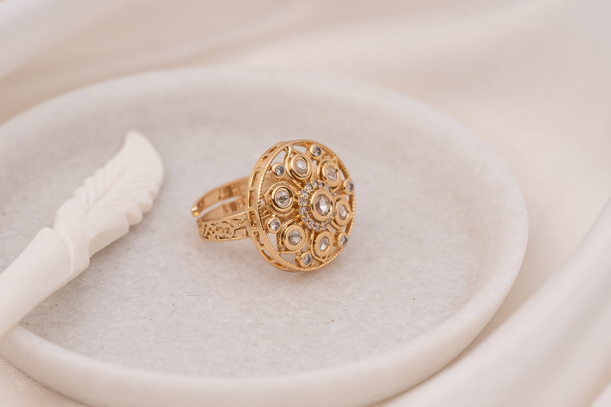 Bloom Polki Ring