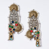 Dual Tone Multicolor Parrot Earring