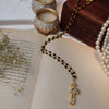 Rania Peacock White Kundan Embellished Pendant Mangalsutra Chain