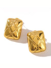 Retro Geometry Stud Earrings
