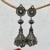 Oxidised Jhumka Earrings