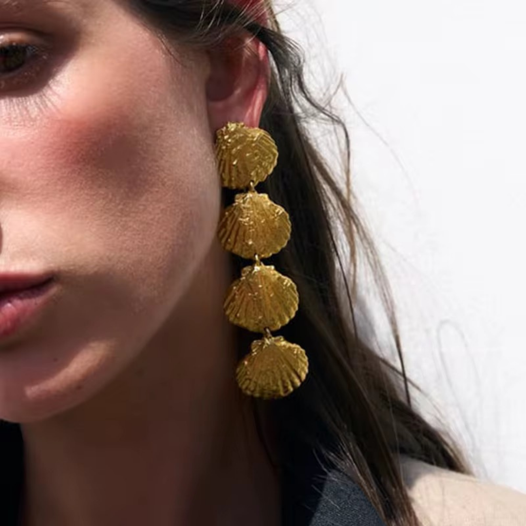 Ocean Muse Drop Earrings – Statement Fashion Jewelry