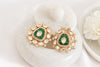 Reen Green Polki Earrings
