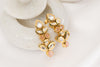 Peach Kundan Earring