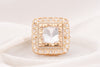 Zika Square Polki Ring
