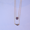 Handcrafted Gold-Plated Layered Necklace Set With Blue Paachi Kundan Stone Floral & Bird Charms