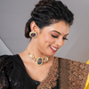 Designer Rose Necklace Set