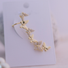 Gold Plated Cascading Butterfly Ear Cuff