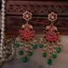 Morni Ruby Kundan Embellished Earrings