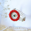 Handcrafted Adjustable Oxidised Open Kada