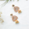 Pearl Beaded Long Kundan Necklace Set with Jhumka Drops – Modern Indian Jewellery