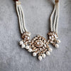 Chanda Mossainite Pearl Necklace