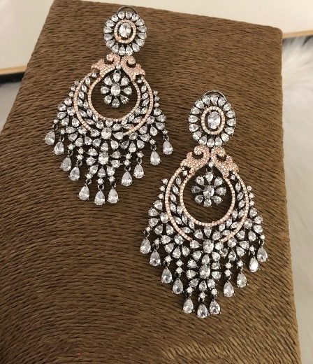 Elaborate CZ Earring