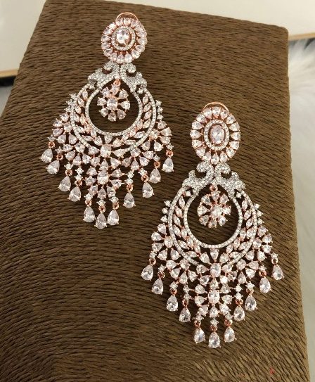 Elaborate CZ Earring