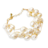 Fashionable Oval Shaped Pearl Bracelet